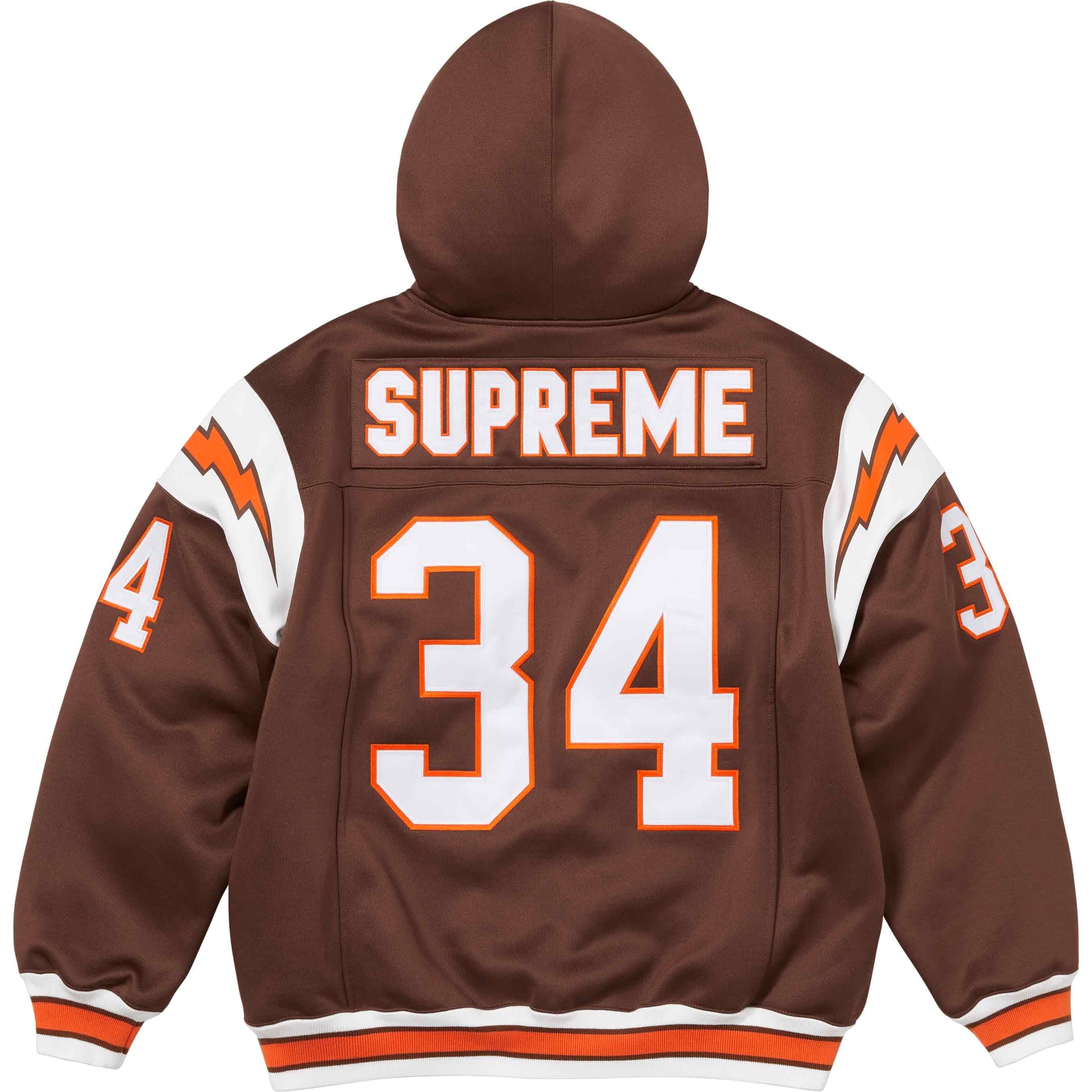Football Zip Up Hooded Sweatshirt view 8